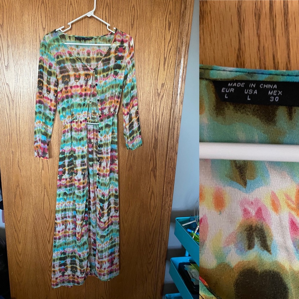 Tie dye cover up